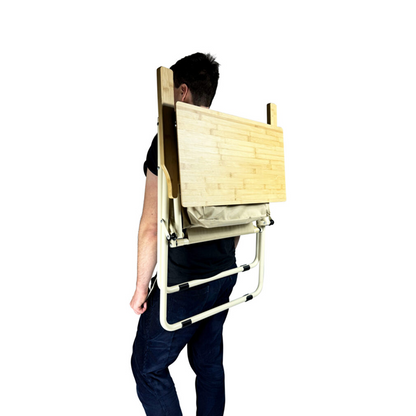 Bamboo Office Chair and Table